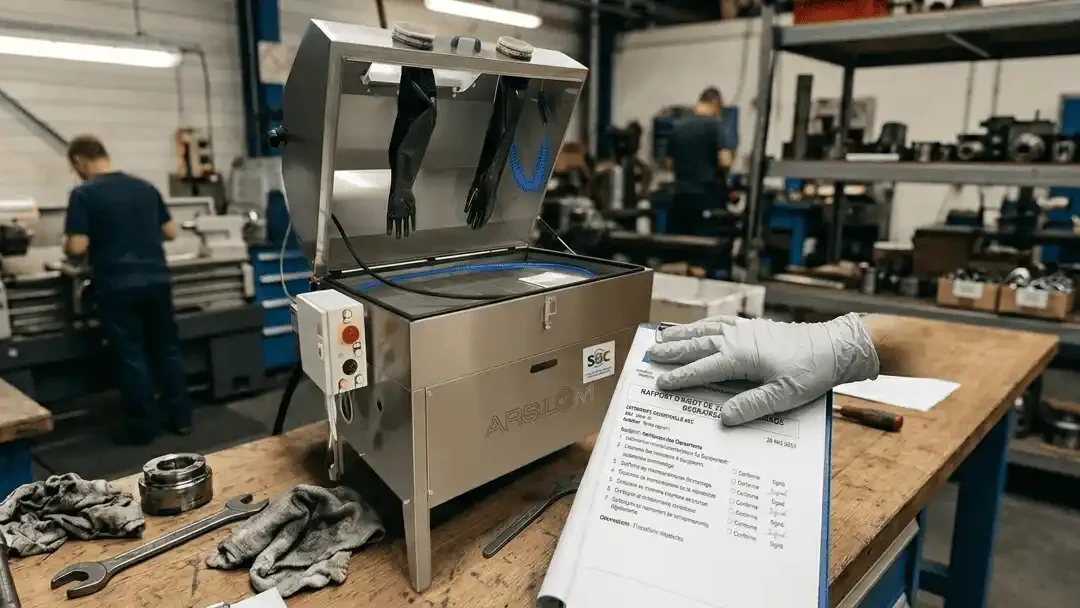 Réglementation et normes pour les fontaines de dégraissage en atelier